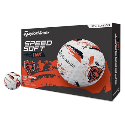 TaylorMade SpeedSoft Ink Chicago Bears Golf Balls (1 Dozen)
