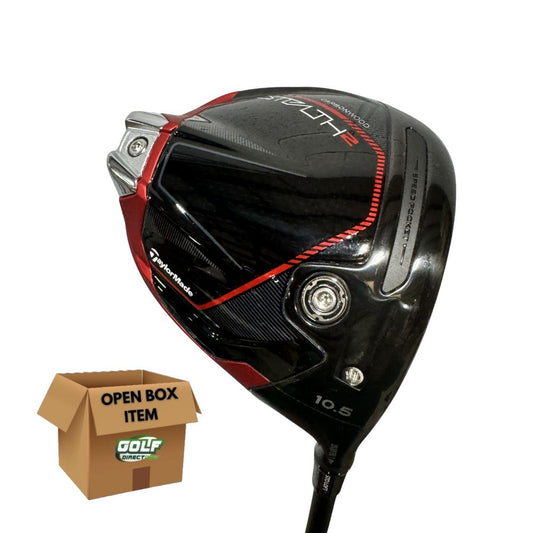TaylorMade Stealth 2 Driver 10.5* LIN-Q Red 60 Stiff Right Hand - SHOP WORN