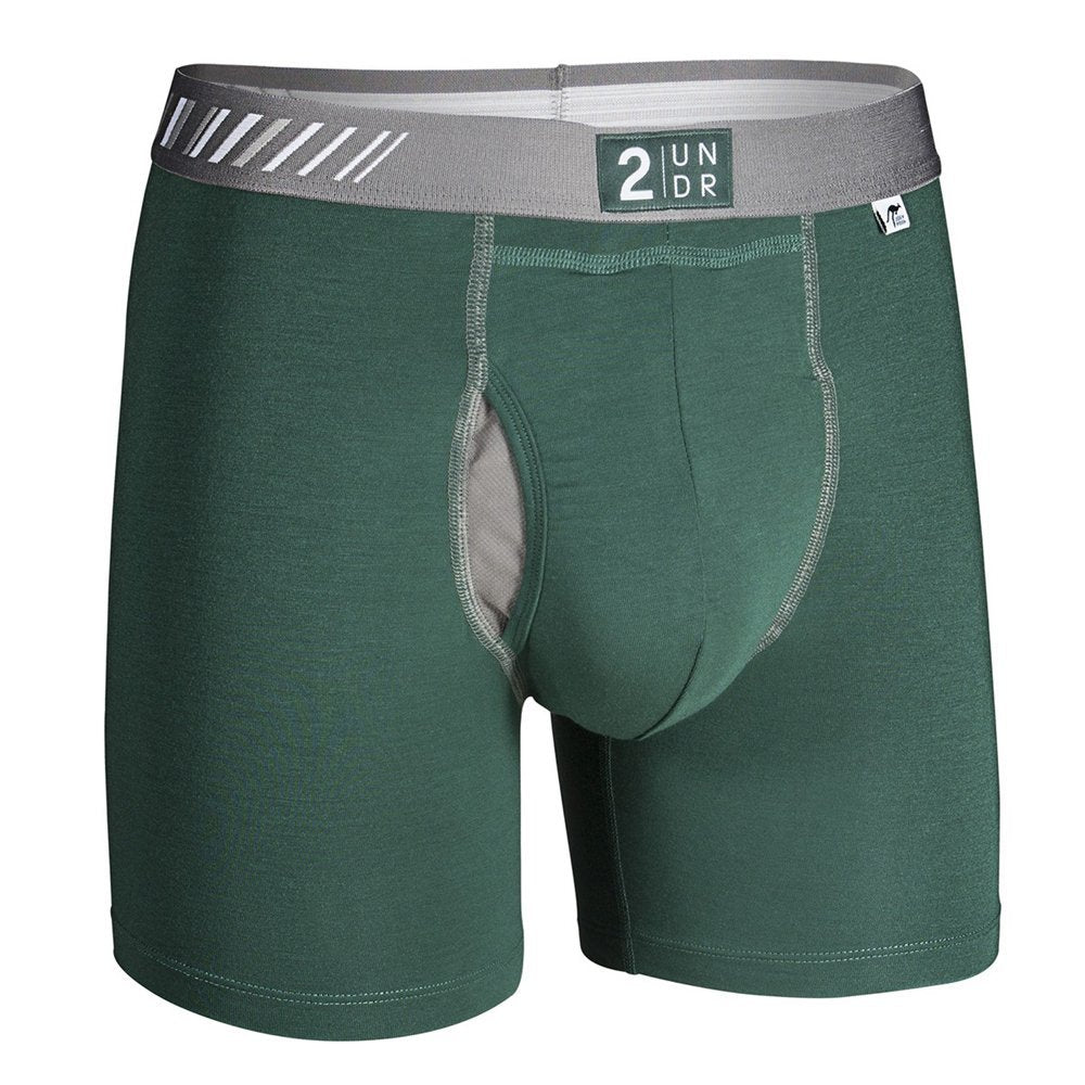 2UNDR Swing Shift Underwear (Grey/Green) – Jack In The Socks