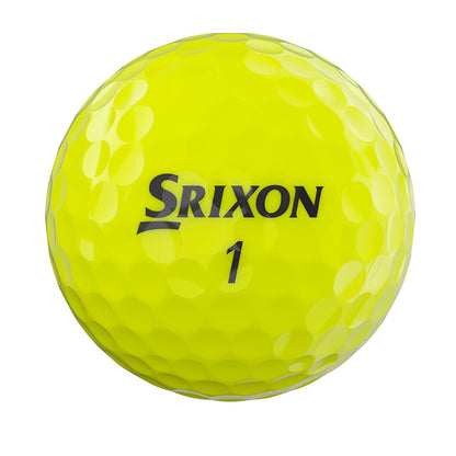 Srixon Q-Star Tour 5 Golf Balls Yellow 1 Dozen 2024