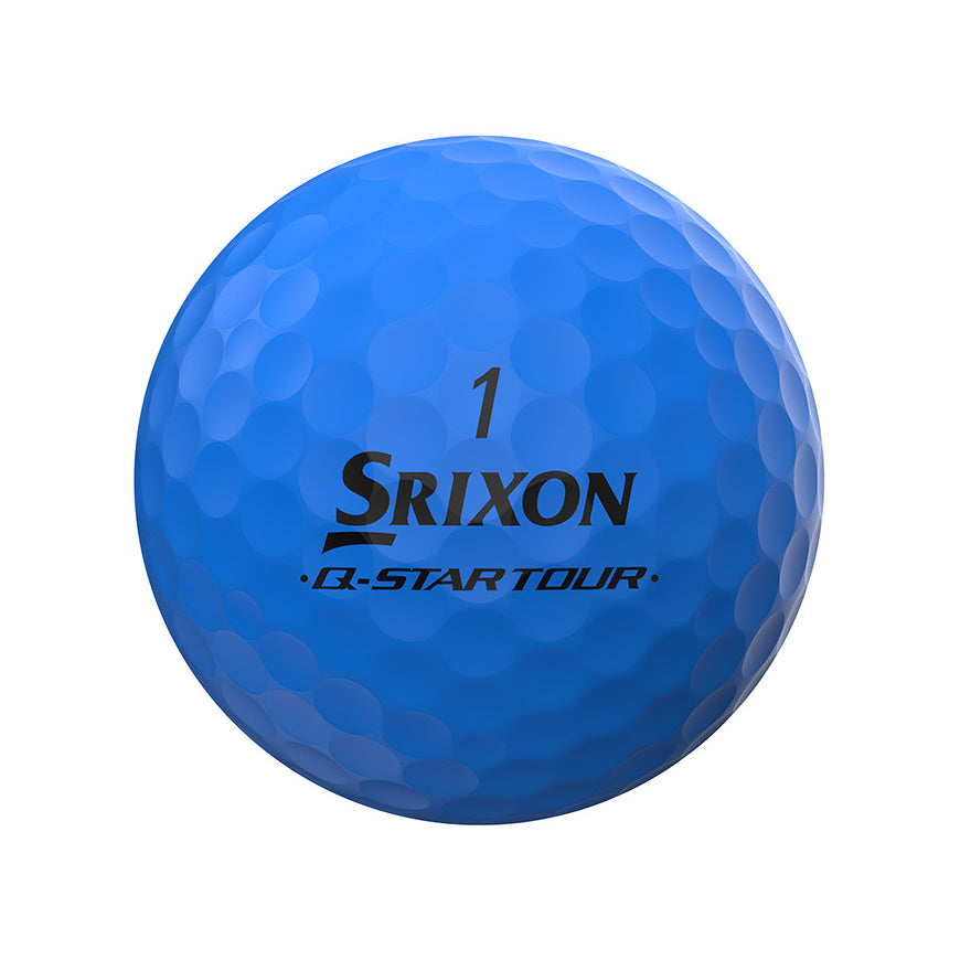 Srixon Q-Star Tour Divide 2 Golf Balls Yellow/Blue 1 Dozen 2024