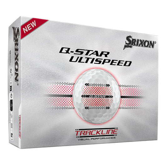 Srixon 2026 Q-Star Ultispeed Track Golf Balls White (1 Dozen)