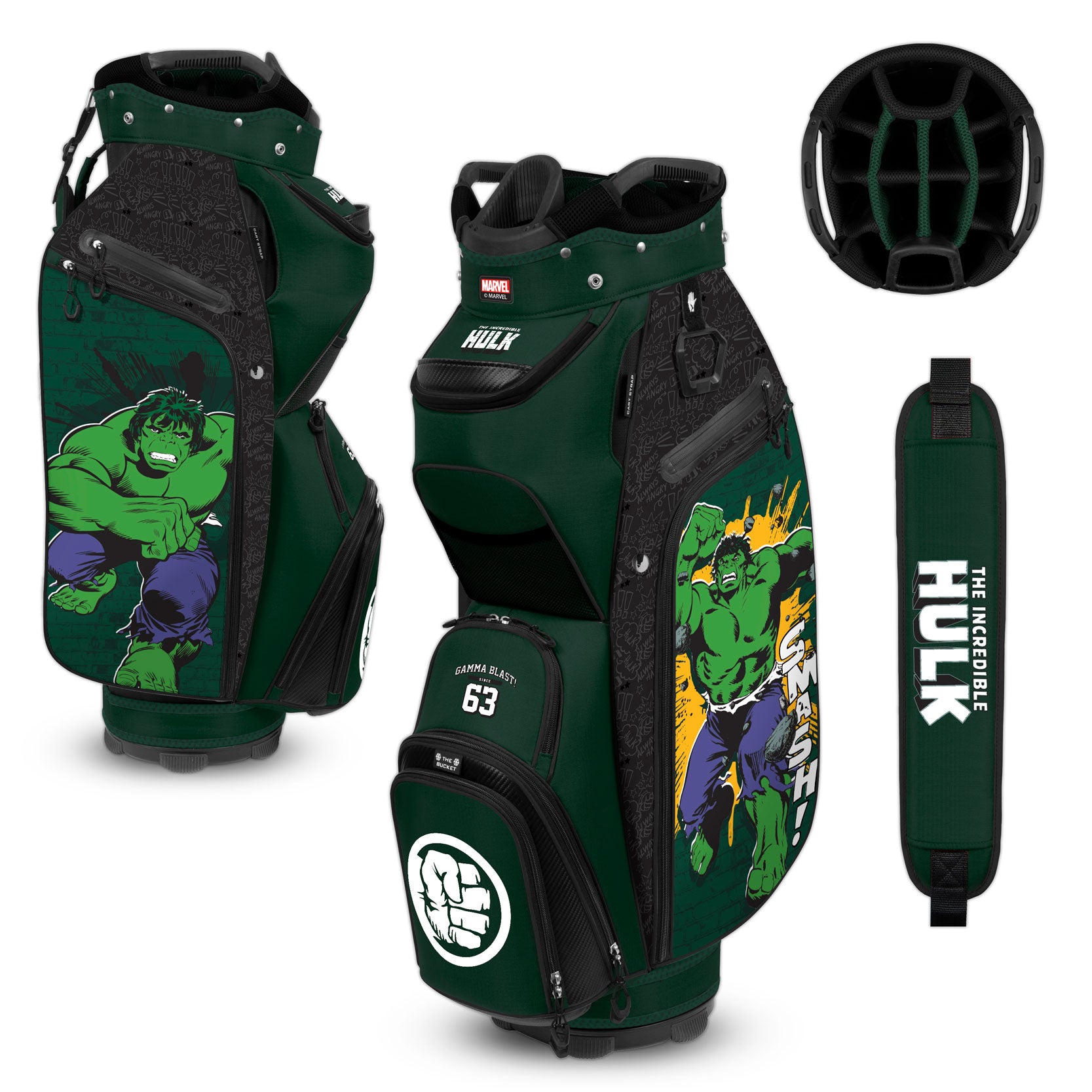 Team Effort 2024 Marvel Bucket III Cooler Cart Bag