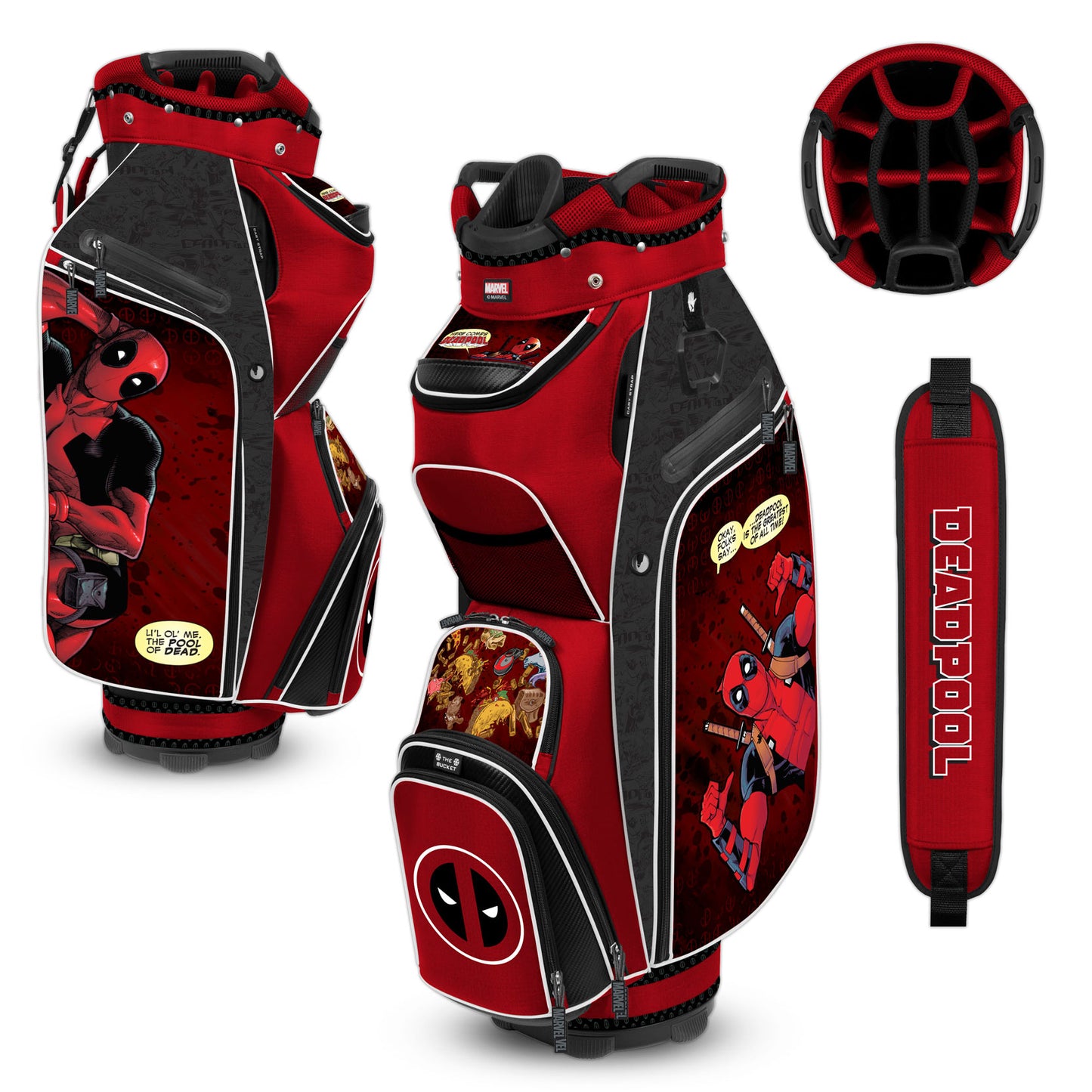 Team Effort 2024 Marvel Bucket III Cooler Cart Bag