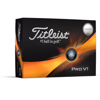 Titleist Pro V1 Golf Balls White Enhanced Alignment (1 Dozen) 2024