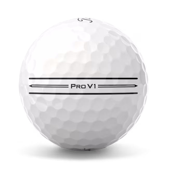 Titleist Pro V1 Golf Balls White Enhanced Alignment (1 Dozen) 2024