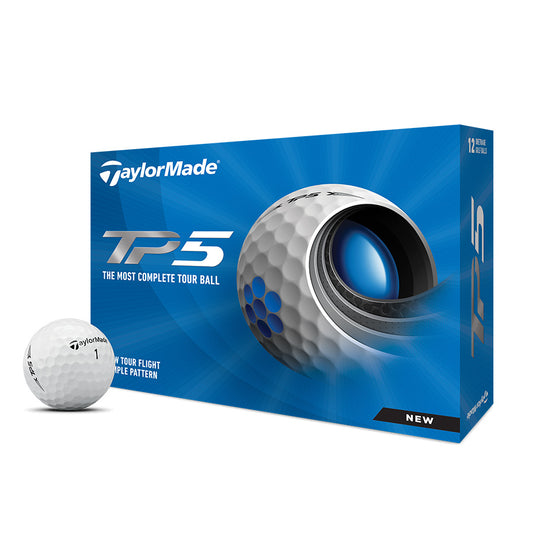 Taylormade TP5 White Golf Balls (1 Dozen)