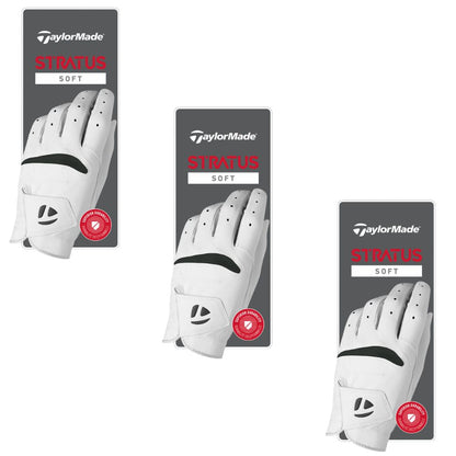 TaylorMade Men's Stratus Soft 3-Pack Golf Gloves 2026