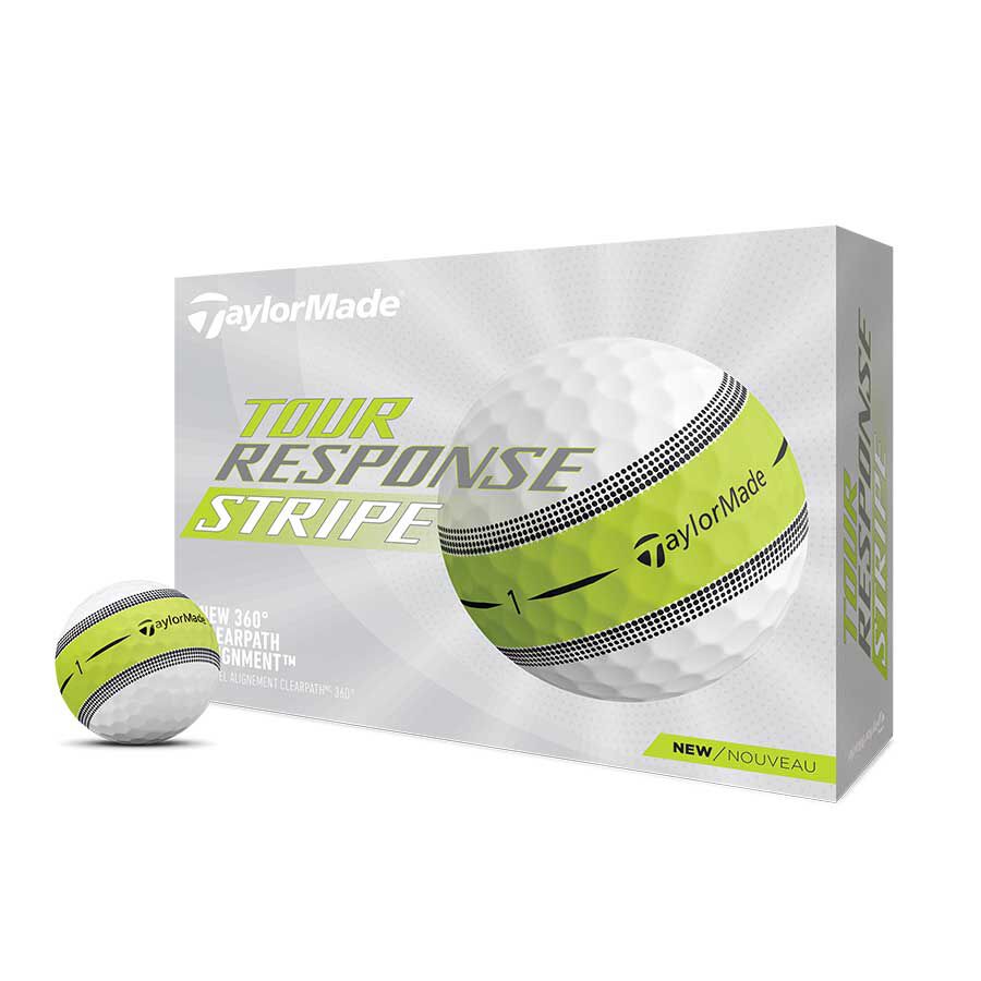 Taylormade Tour Response Stripe White Golf Balls 2022 (1 Dozen)