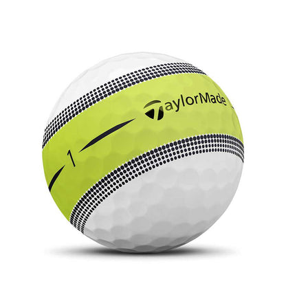 Taylormade Tour Response Stripe White Golf Balls (3 Dozen)