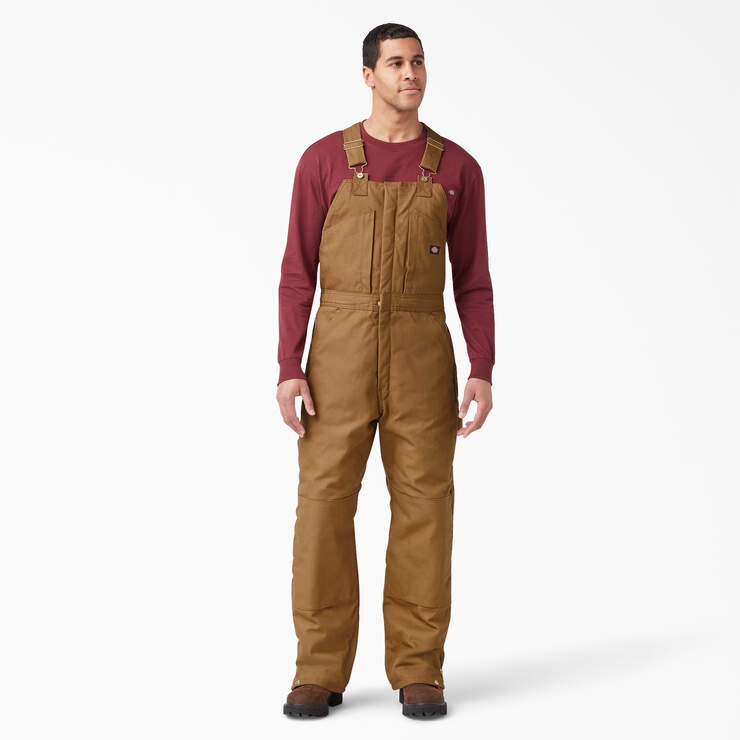 Dickies Men's Duck Insulated Bib Overalls