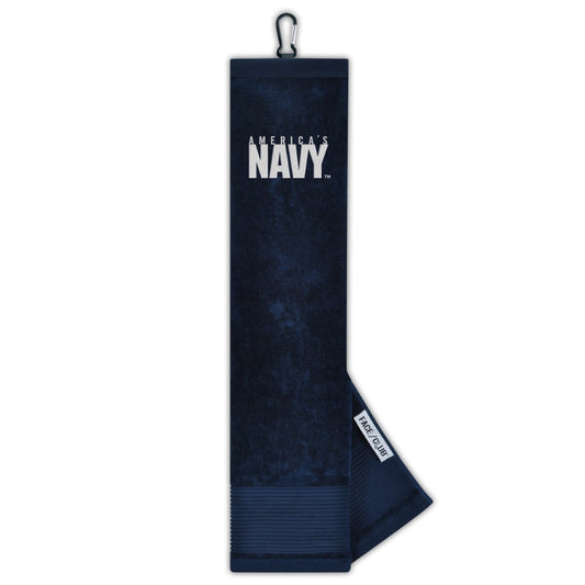 Team Effort Embroidered Military US Navy Golf Towel