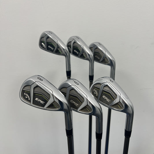 Callaway Epic Iron Set 5-PW Recoil ES F3 Graphite Shaft Regular Flex Right Hand (Pre-Owned)