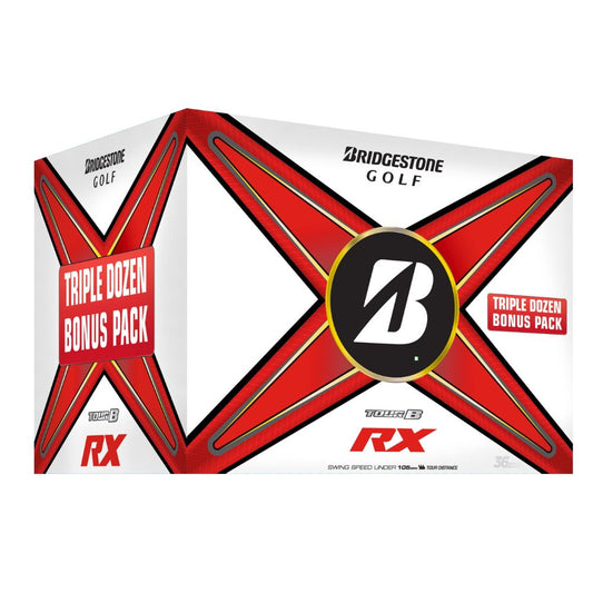 Bridgestone 2024 TOUR B RX White - 3 Dozen Trifecta Pack
