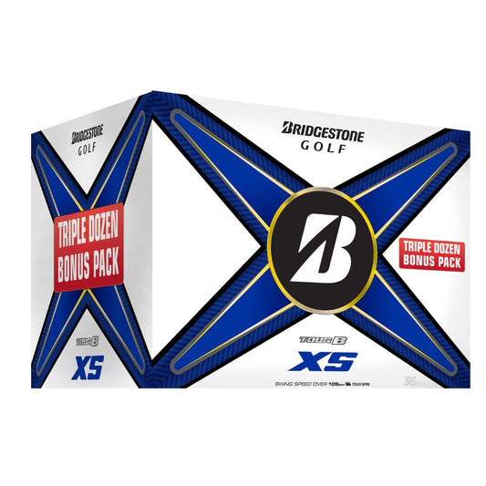 Bridgestone 2024 TOUR B XS White - 3 Dozen Trifecta Pack