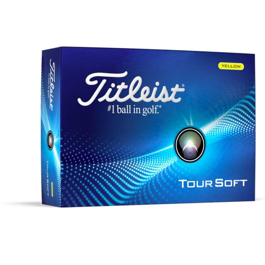 Titleist 2024 Tour Soft Yellow Golf Balls (1 Dozen)