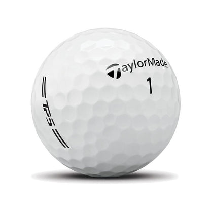 TaylorMade 2026 TP5 White Golf Balls (2 Dozen)