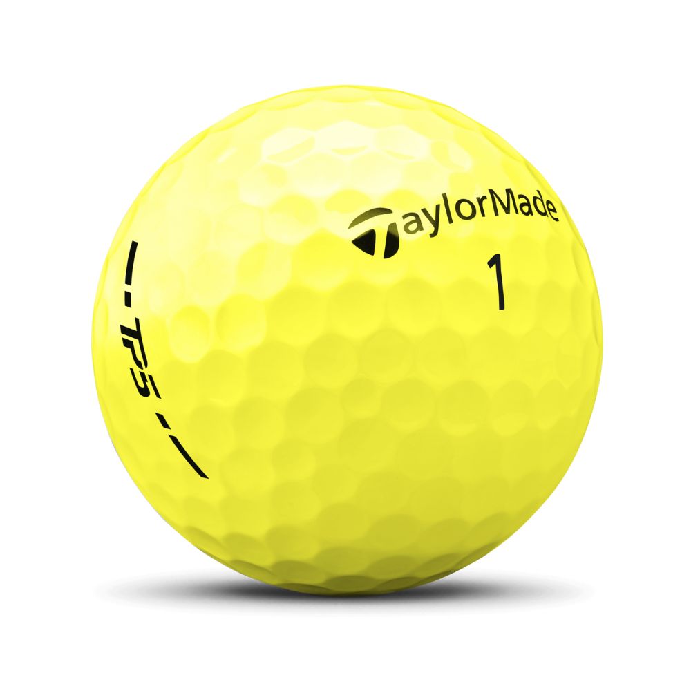 TaylorMade 2024 TP5 Yellow Golf Balls (1 Dozen)