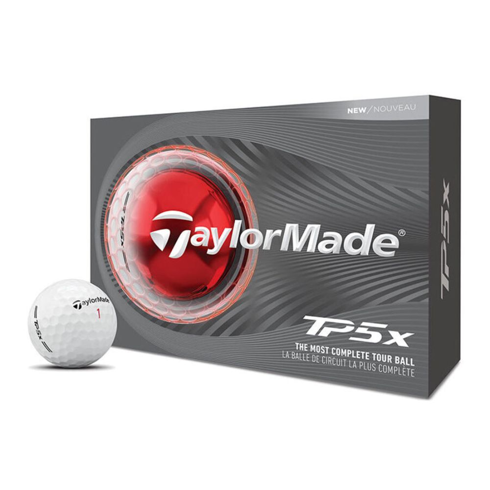 TaylorMade 2026 TP5x White Golf Balls Promo (4-Dozen)