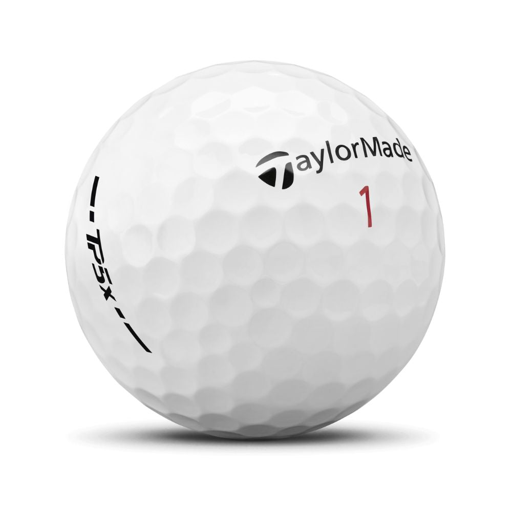 TaylorMade 2024 TP5x White Golf Balls (1 Dozen)