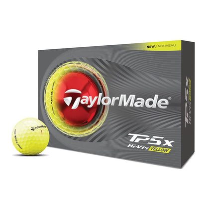 TaylorMade 2026 TP5x Yellow Golf Balls