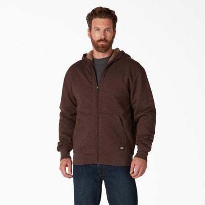 Dickies Men's High Pile Fleece Lined Full Zip Hoodie