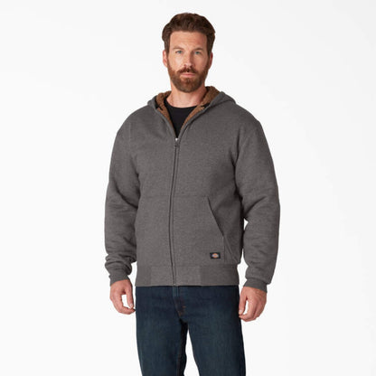 Dickies Men's High Pile Fleece Lined Full Zip Hoodie