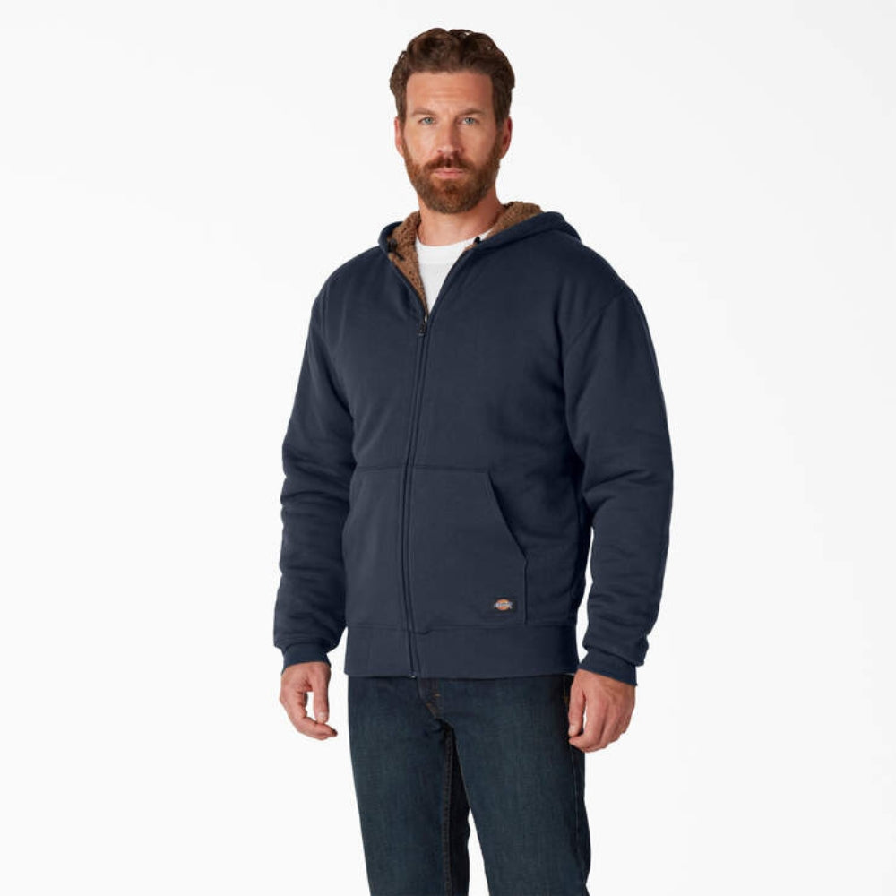 Dickies Men's High Pile Fleece Lined Full Zip Hoodie