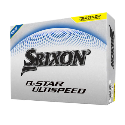 Srixon Q-Star Ultispeed Tour Yellow Golf Balls