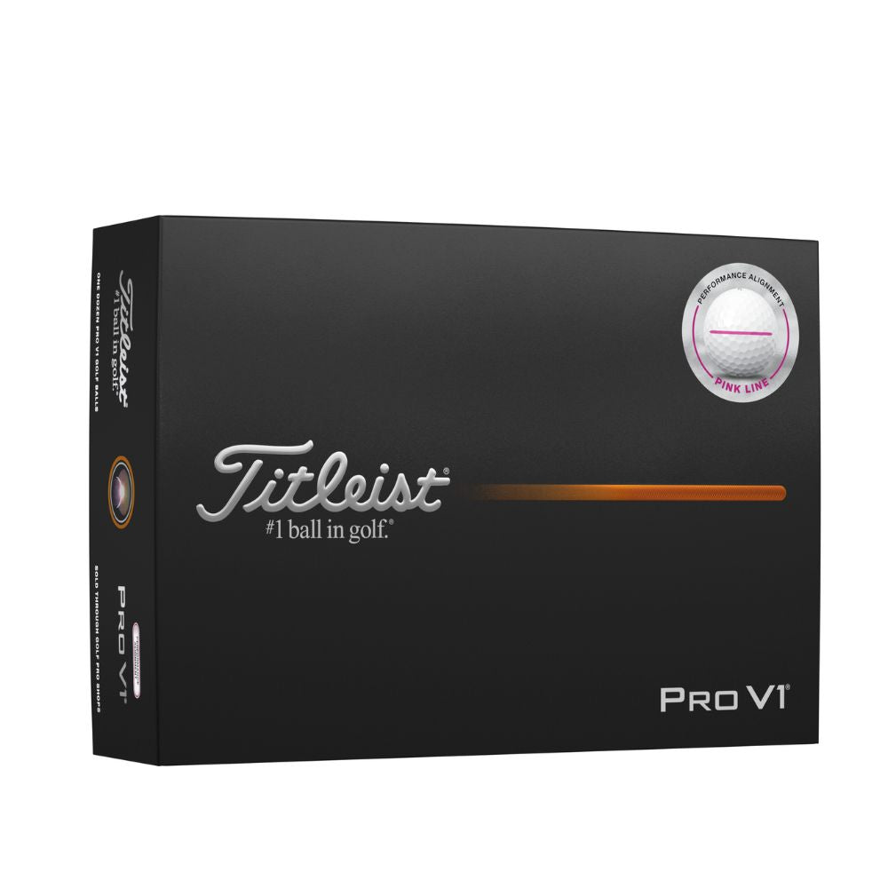 Titleist 2025 Pro V1 Performance Align Pink Golf Balls