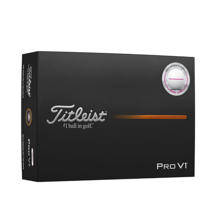 Titleist 2025 Pro V1 Performance Align Pink Golf Balls