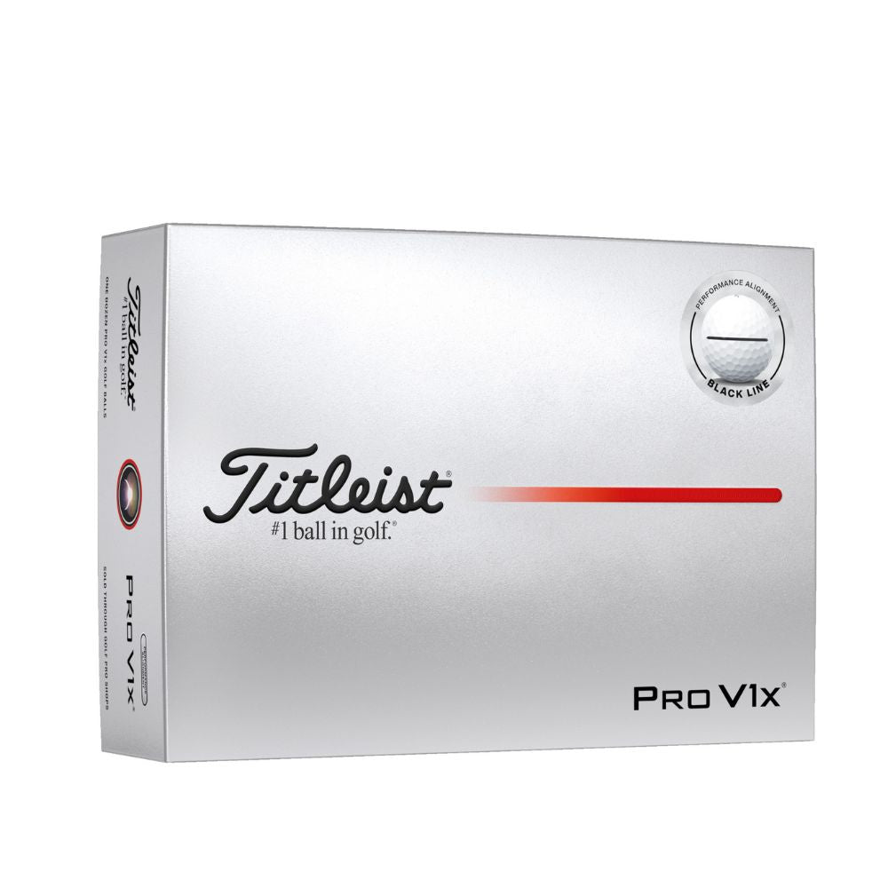 Titleist 2025 Pro V1x Performance Align Black Golf Balls