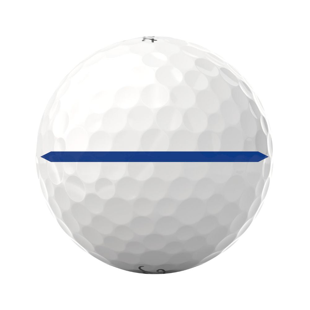 Titleist 2025 Pro V1x Left Dash Performance Align Blue Golf Balls