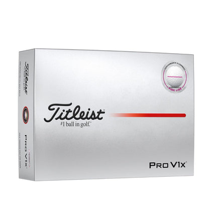 Titleist 2025 Pro V1x Performance Align Pink Golf Balls