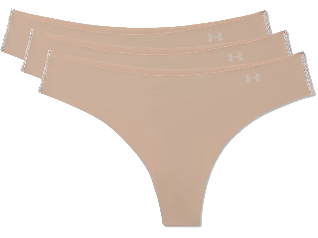 Under Armour Womens Pure Stretch Thong Underwear, 3-Pack 