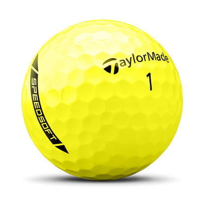 TaylorMade SpeedSoft Yellow Golf Balls (2 Dozen)