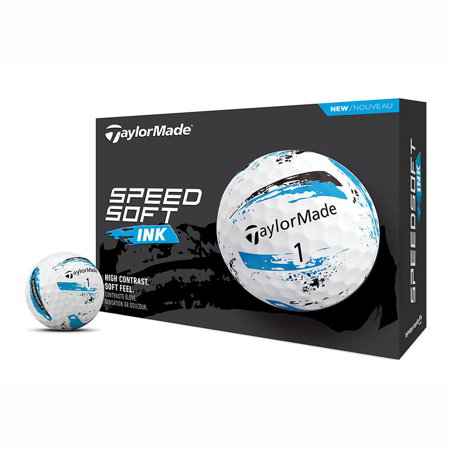 TaylorMade 2024 SpeedSoft Ink Blue Golf Balls (1 Dozen)