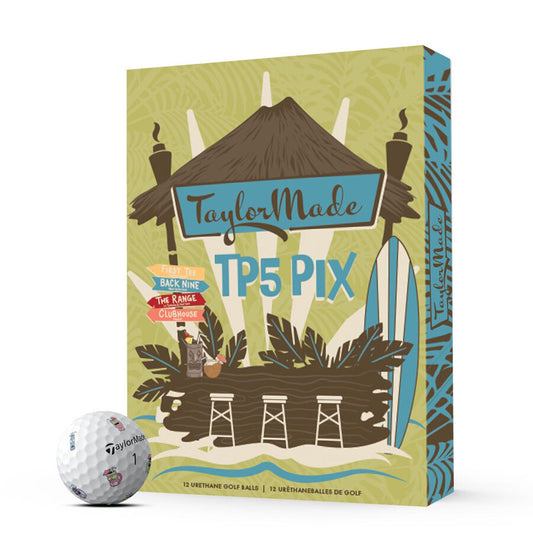 TaylorMade TP5 Pix Tiki Limited Edition Golf Balls (1 Dozen)