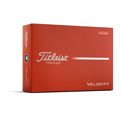 Titleist 2026 Velocity Matte Orange Double Digits Golf Balls