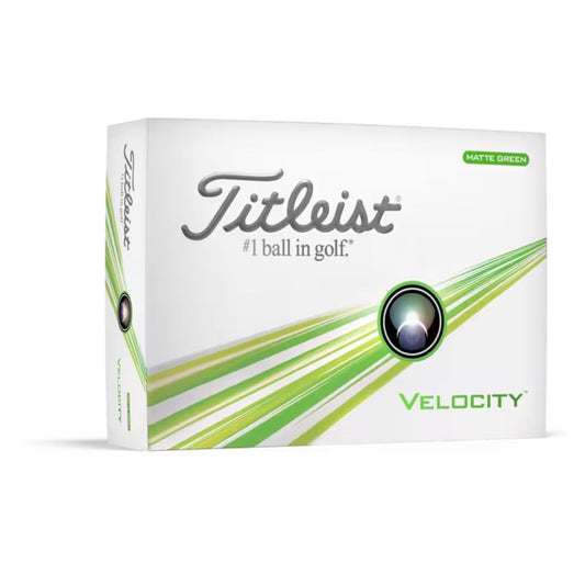Titleist 2024 Velocity Golf Balls Matte Green (1 Dozen)