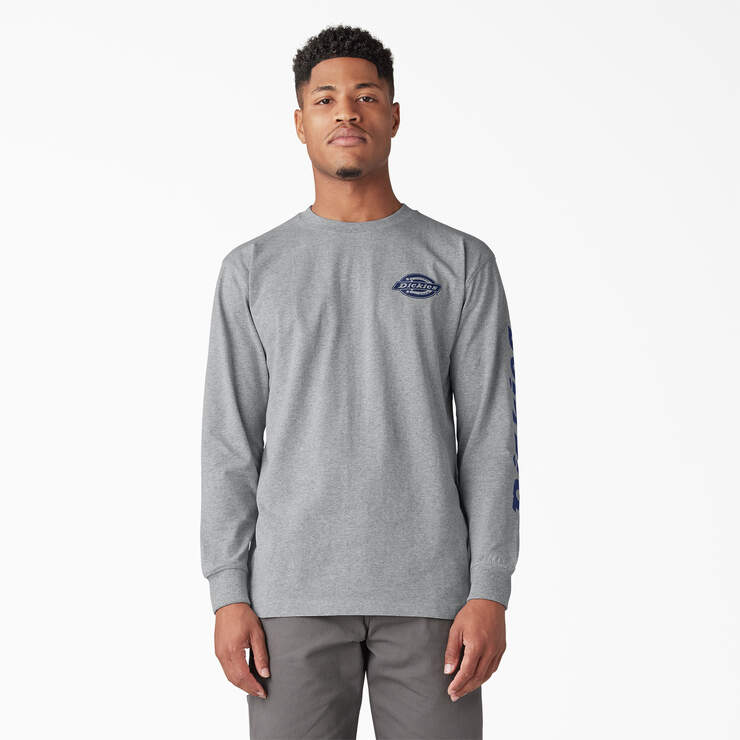 Dickies Men's Long Sleeve Logo Chest Graphic Tee Shirt