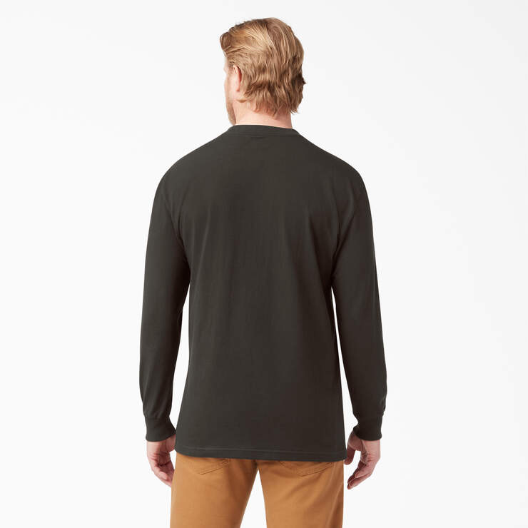 Dickies Men's Heavyweight Long Sleeve Pocket Tee Relaxed T-Shirt