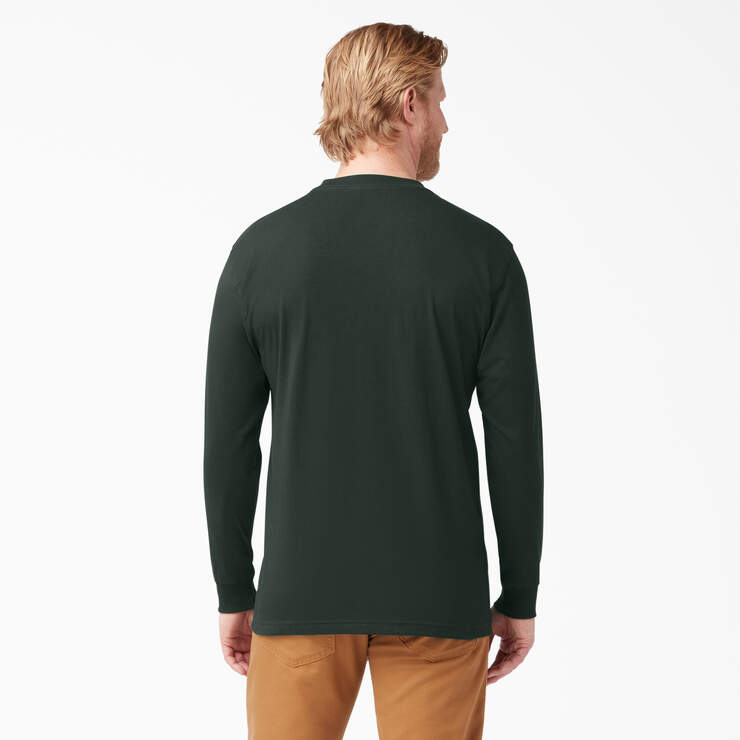 Dickies Men's Heavyweight Long Sleeve Pocket Tee Relaxed T-Shirt