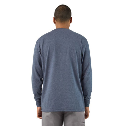 Dickies Men's Heavyweight Heathered Long Sleeve Pocket Tee Relaxed T-Shirt