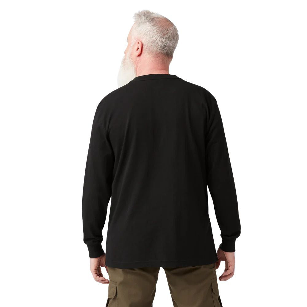 Dickies Men's Heavyweight Long Sleeve Henley T-Shirt