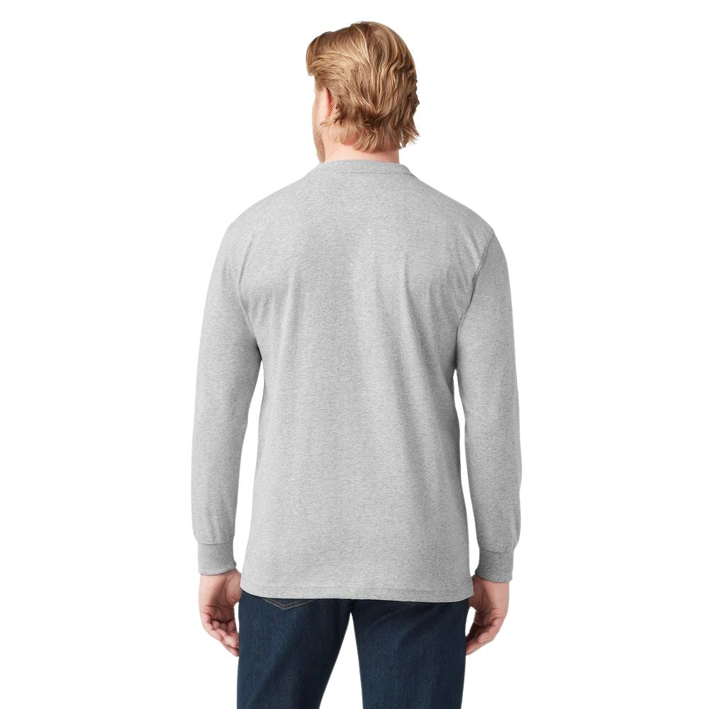 Dickies Men's Heavyweight Long Sleeve Henley T-Shirt