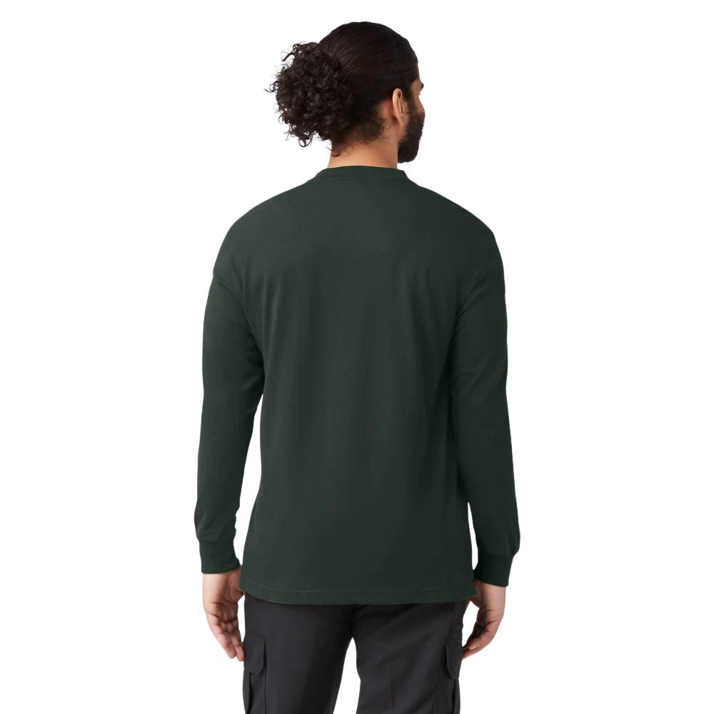 Dickies Men's Heavyweight Long Sleeve Henley T-Shirt