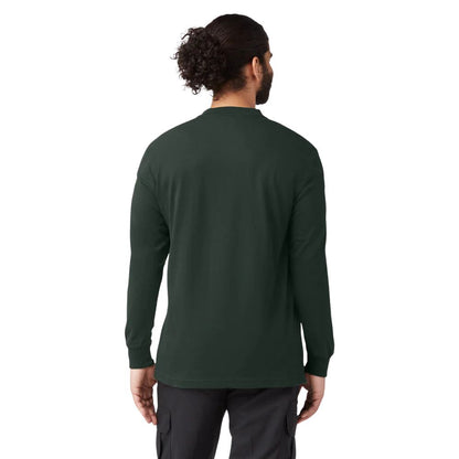 Dickies Men's Heavyweight Long Sleeve Henley T-Shirt