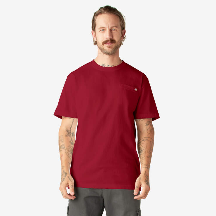 Dickies Men's Heavyweight Short Sleeve Pocket Tee Relaxed T-Shirt