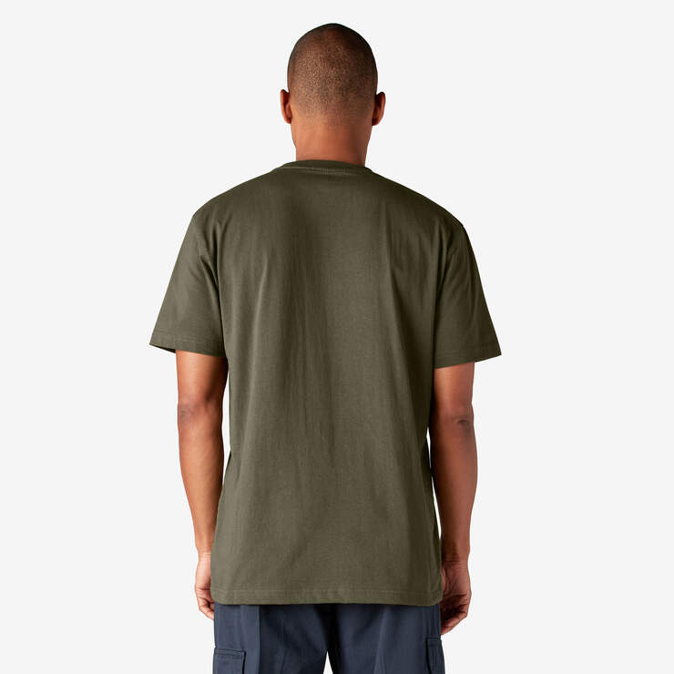 Dickies Men's Heavyweight Short Sleeve Pocket Tee Relaxed T-Shirt